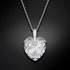 Серебряный кулон "Купидон II" с кристаллами Swarovski™